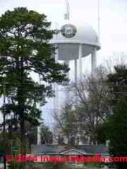 Water storage tower, Brunswick, Georgia (C) Daniel Friedman