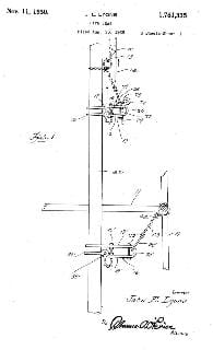 Well pipe grabber, Patented by Lyons US1781335 1929 - InspectApedia.com 2016