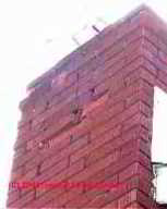 Spalling brick chimney near top (C) Daniel Friedman