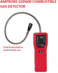 Amprobe GSD5600 Combustible Gas Detector at InspectApedia.com