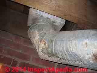 Amateur asbestos paper duct wrap incomplete removal raises question (C) Daniel Friedman
