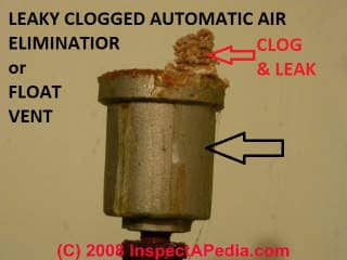 Air bleeder valve corrosion (C) Daniel Friedman 