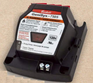 Beckett 5705 Genisys primary control for oil burners - manual & operation discussed at InspectApedia.com