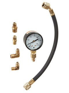 Oil burner gauge pressure tesst kit at InspectApedia.com