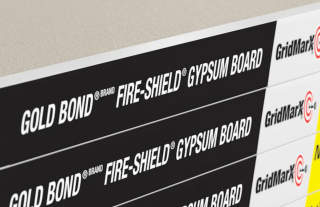 Gold Bond Fire-Shield gypsum board sold at Lowes in 2020 - not an asbestos product - cited at InspectApedia.com
