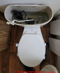 Ferguson Standard toilet base (C) InspectApedia.com AndrewsJS
