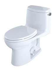 Toto Ultra Max double cyclone flush toilet at InspectApedia.com