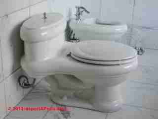 Tank top flush toilet