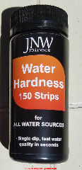 JNW Direct water hardness test kit tested by InspectApedia.com (C) InspectApedia.com  Daniel Friedman