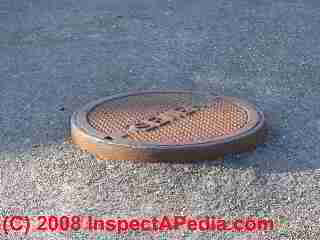 Sewage system mahole cover
