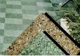 Kentile green and beige floor tiles 1958