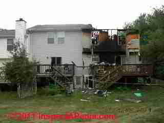 Fire damaged home (C) Daniel Friedman