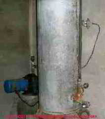 Photograph of a water pressure tank air valve