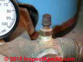 Water tank air inlet or air pressure adjustment valve (C) Daniel Friedman