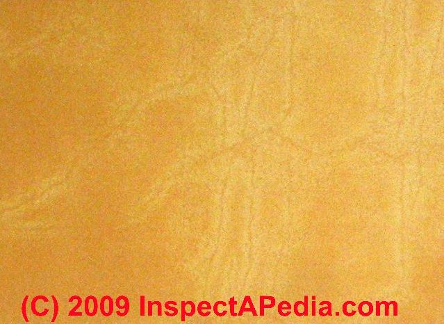 Effloresence on painted stucco (C) Daniel Friedman