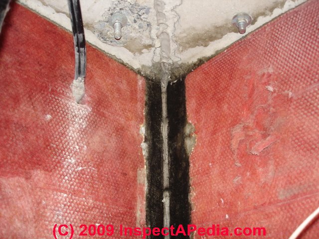 Exposed fiberglass in ductwork (C) Daniel Friedman