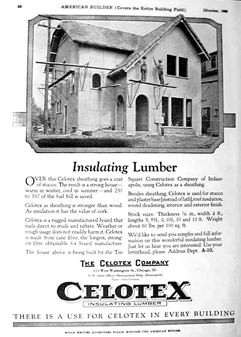 Celotex insulating lumber ad 