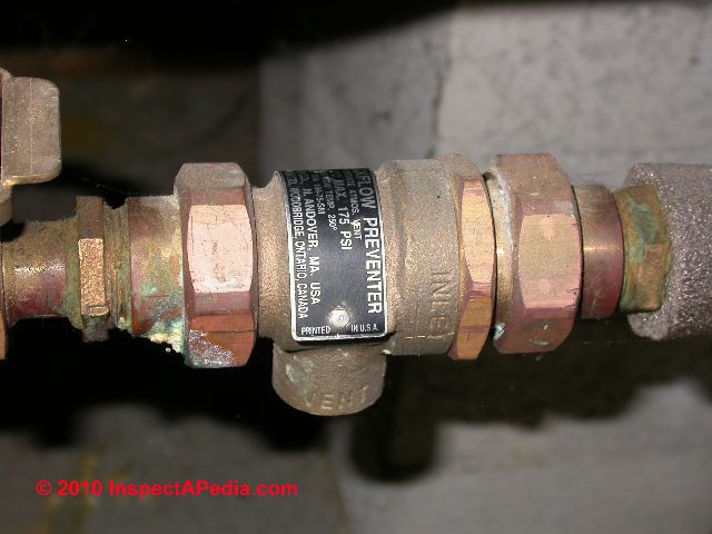 Backflow preventer (C) Daniel Friedman