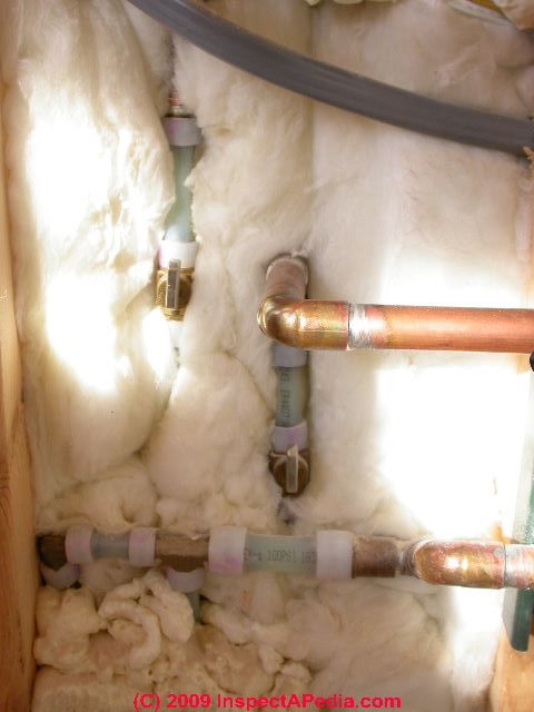 Plastic radiant heat tubing (C) Daniel Friedman