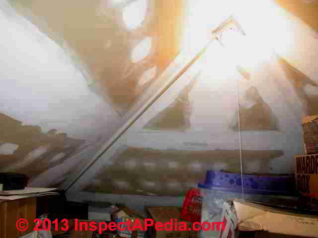 Mold-free drywall in an attic &copy; Daniel Friedman