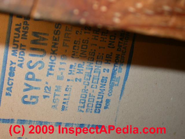 US Gypsum drywall stamp &copy; Daniel Friedman