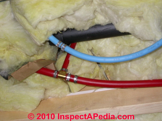 PEX Plastic piping (C) Daniel Friedman
