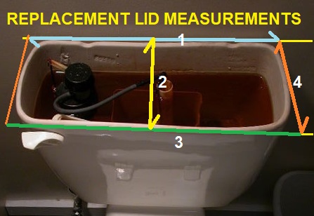 Toilet with tank lid on seat(C) Daniel Friedman