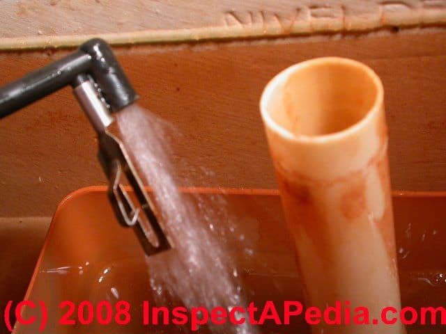Toilet bowl fill tube disconnected