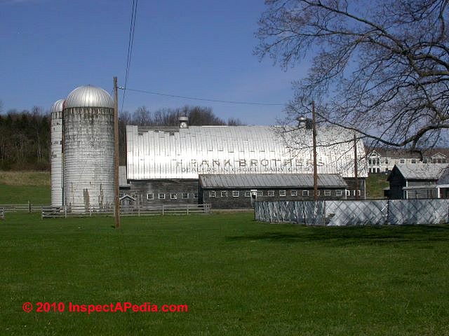 Metal roofing examples (C) Daniel Friedman