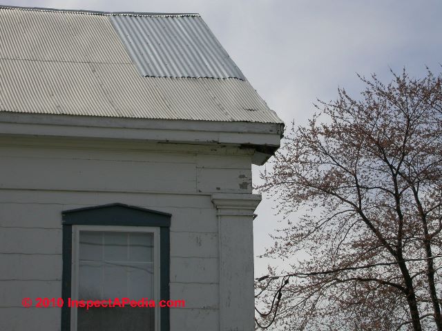 Metal roofing examples (C) Daniel Friedman