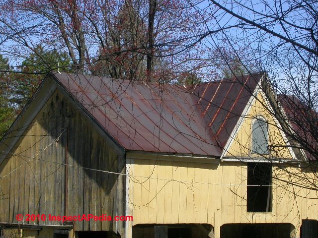 Standing seam metal roof with curved lower roof edt4e, Annandale, New York (C) Daniel Friedman