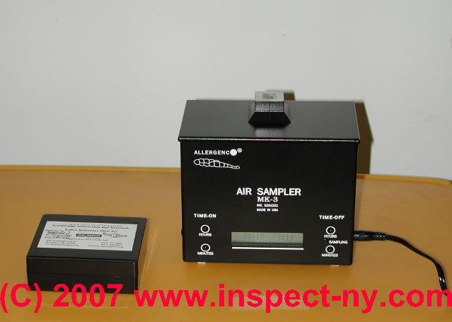 Photograph of Allergenco Mark III Impaction Air Sampler
