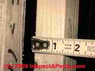 Interior wall stud in panelized home (C) Danie Friedman