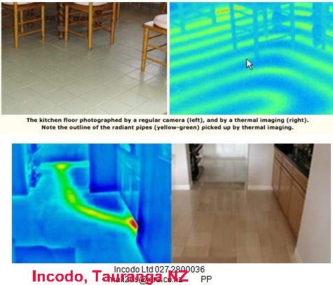 Thermography images courtesy Paul Probett (C) InspectApedia