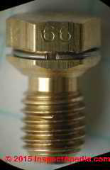 LP gas orifice #44 for the Bosch Gas Cootop using LP gas (C) Daniel Friedman