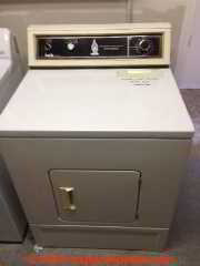Ingilis Clothes Dryer - does it contain asbestos? (C) InspectApedia.com
