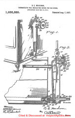Meacham's 1917 patent of the Lorain oven heat regulator - cited & discussed at InspectApedia.com