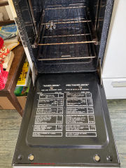 Canadian Moffat stove oven repair (C) InspectApedia.com   Dyhana