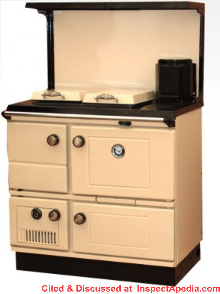 Stanley oil (kerosene) fired cooker Manual, cited & discussed at InspectApedia.com