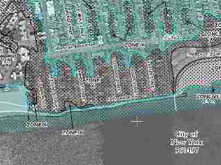 FEMA Flood Zone Map for Oriental Blvd, Brooklyn NY - 2013