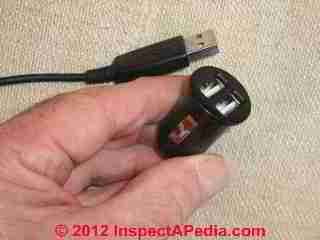 USB car adapter suitable for cellphone or tablet computer (C) Daniel Friedman