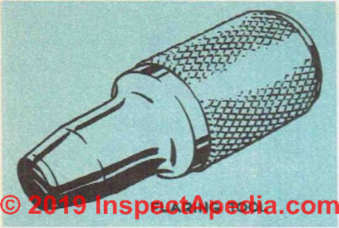 Figure 20: copper flaring tool or swaging tool (C) InspecctApedia.com 2019
