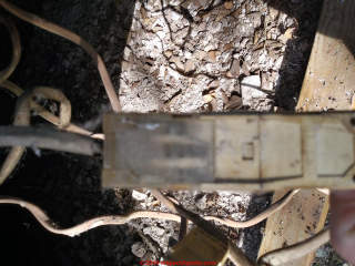 AMP Electrical crossover connector box for a modular or doublewide or mobile home (C) InspectApdia.com Melissa
