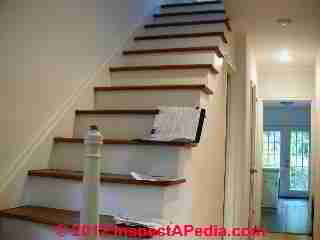 Open basement stair no railing (C) Daniel Friedman