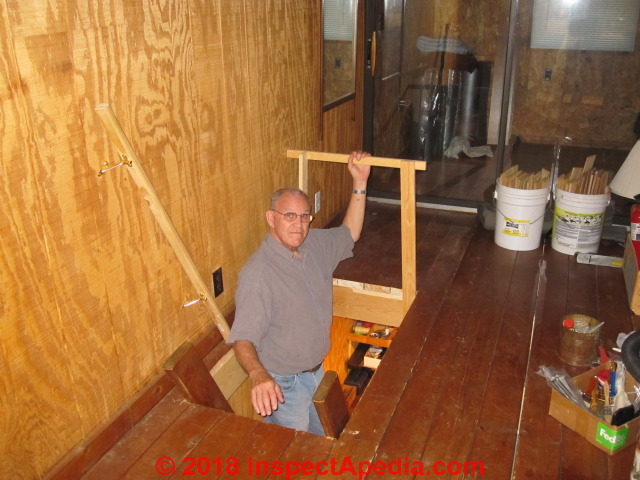 Attic Stairs Stairway Codes Attic Stair Railing Landing Construction Safety