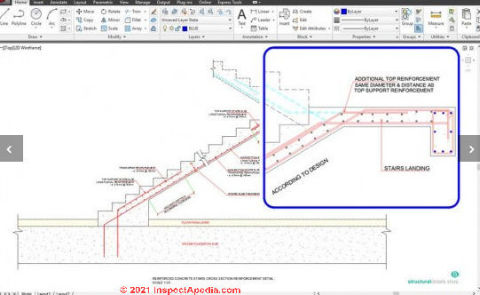 Stair construction specifications  at InspectApedia.com