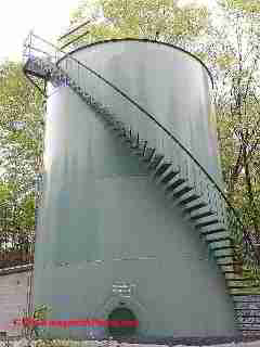 Spiral stair around an oil storage tank (C) 2013 Daniel Friedman