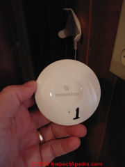 Wasserstein leak detector installed in a Minnesota Home (C) InspectApedia.com A Church