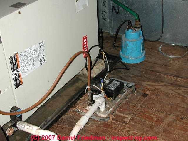 condensate pump won t shut off