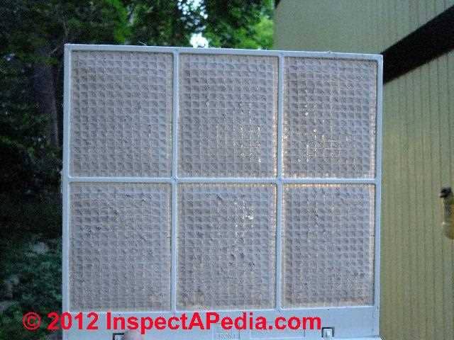 Dirty & clean air filters side by side (C) Daniel Friedman